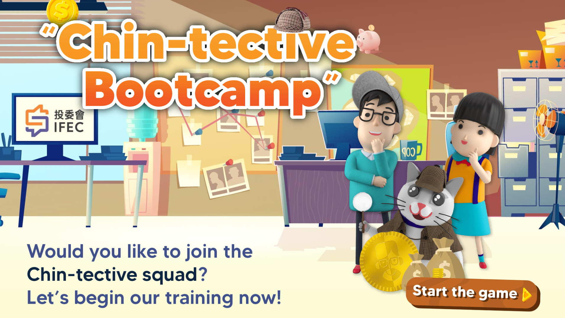 Chin-tective Bootcamp (6-8 years old)