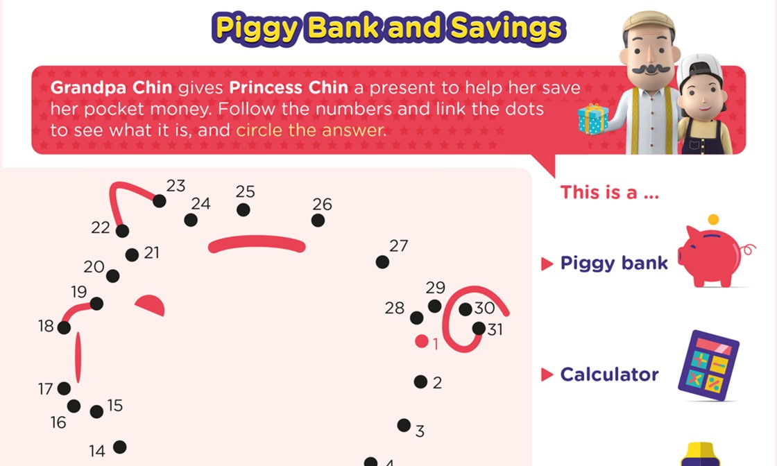 Piggy Bank and Savings<br>[Aged 4-6]