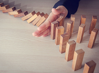 Domino effect as a result of cross shareholding